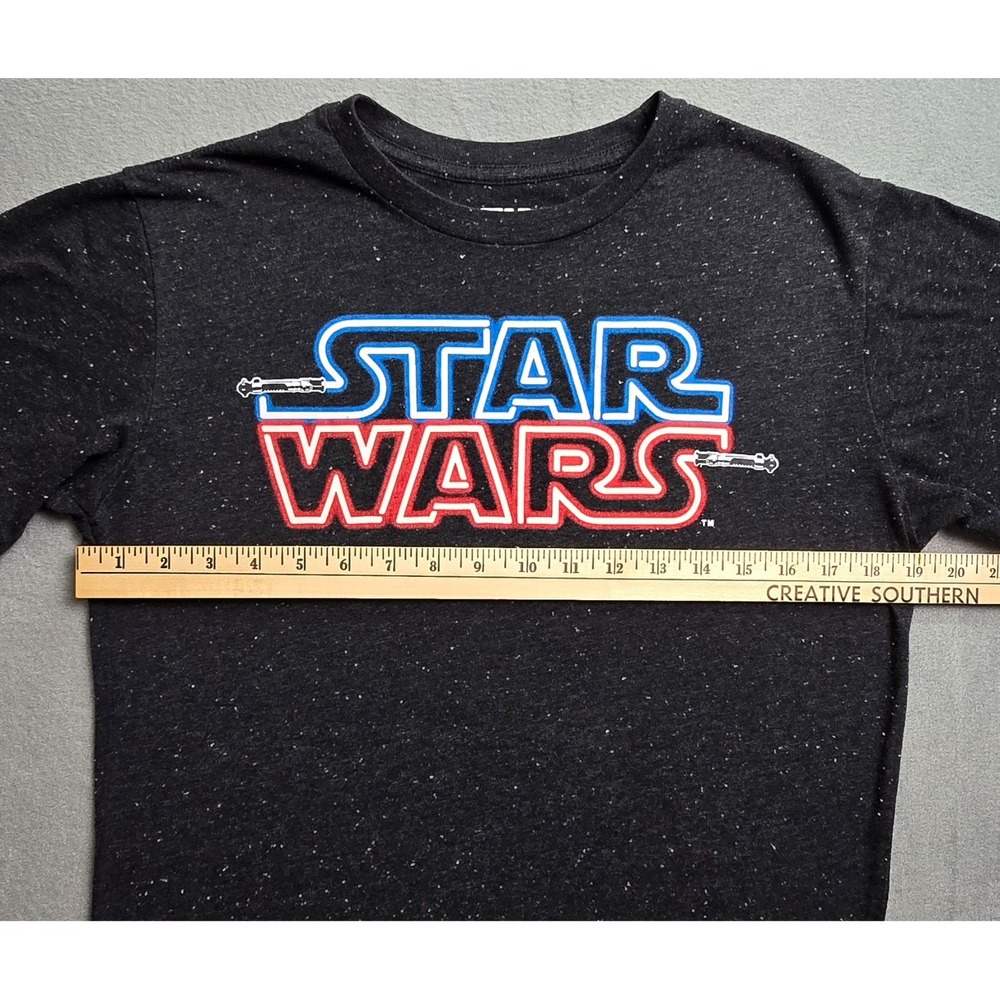 Star‎ Wars TShirt Youth 2X XXL (18) Unisex Black Graphic Mad Engine - Picture 3 of 9